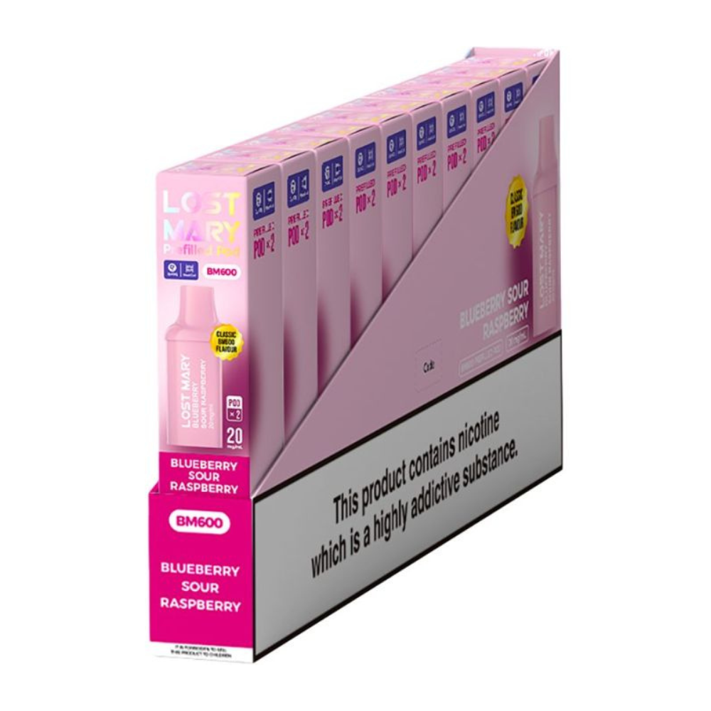 Lost Mary BM600 Prefilled Pods | 10 Pack - (All Flavours Stocked)