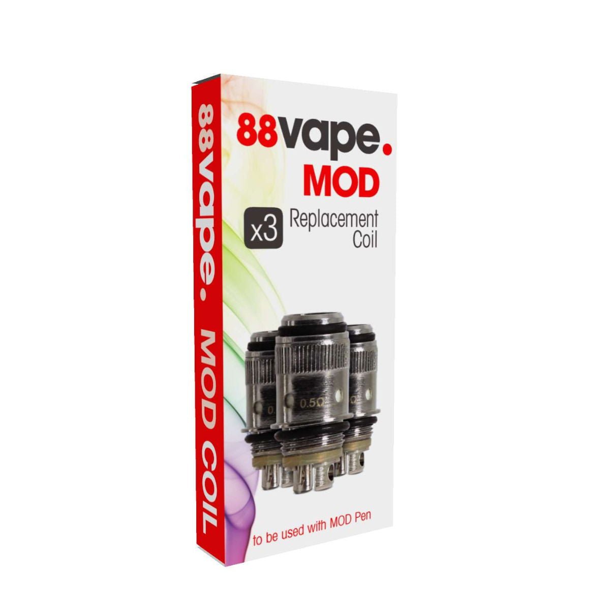 88Vape Mod Replacement Coils 0.5Ohm - Pack of 3 - VAPOURS CLUB