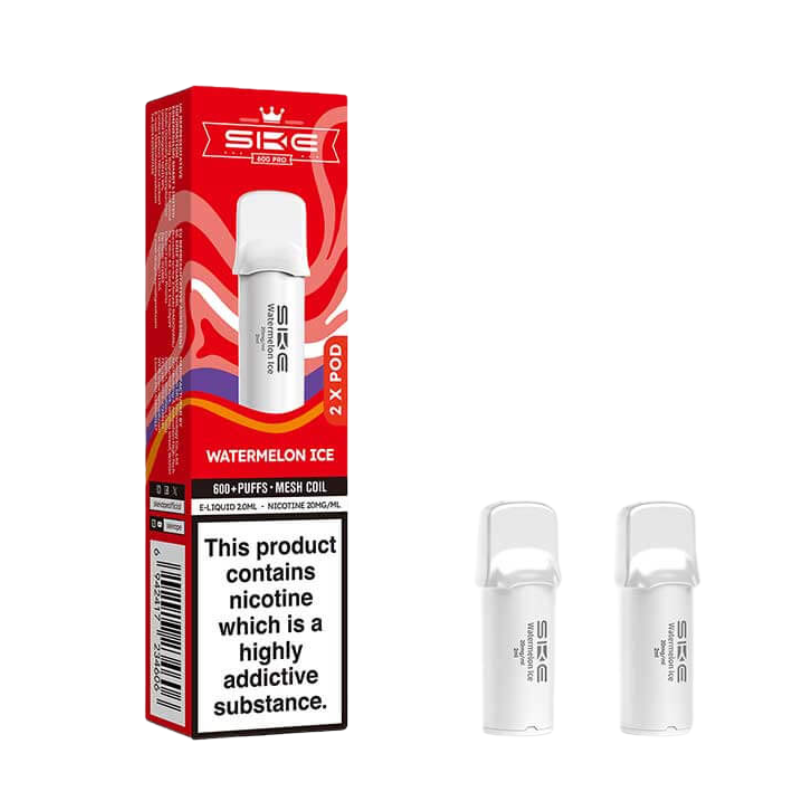 Watermelon Ice SKE Crystal Pro Prefiiled Vape Pods 20mg - 2PK