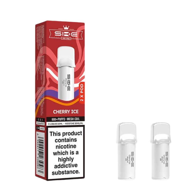 Cherry Ice SKE Crystal Pro Prefilled Vape Pods 20mg - 2PK