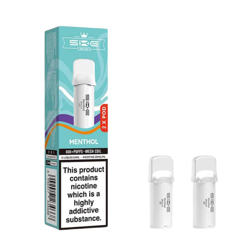 Menthol SKE Crystal Pro Prefilled Vape Pods 20mg - 2PK