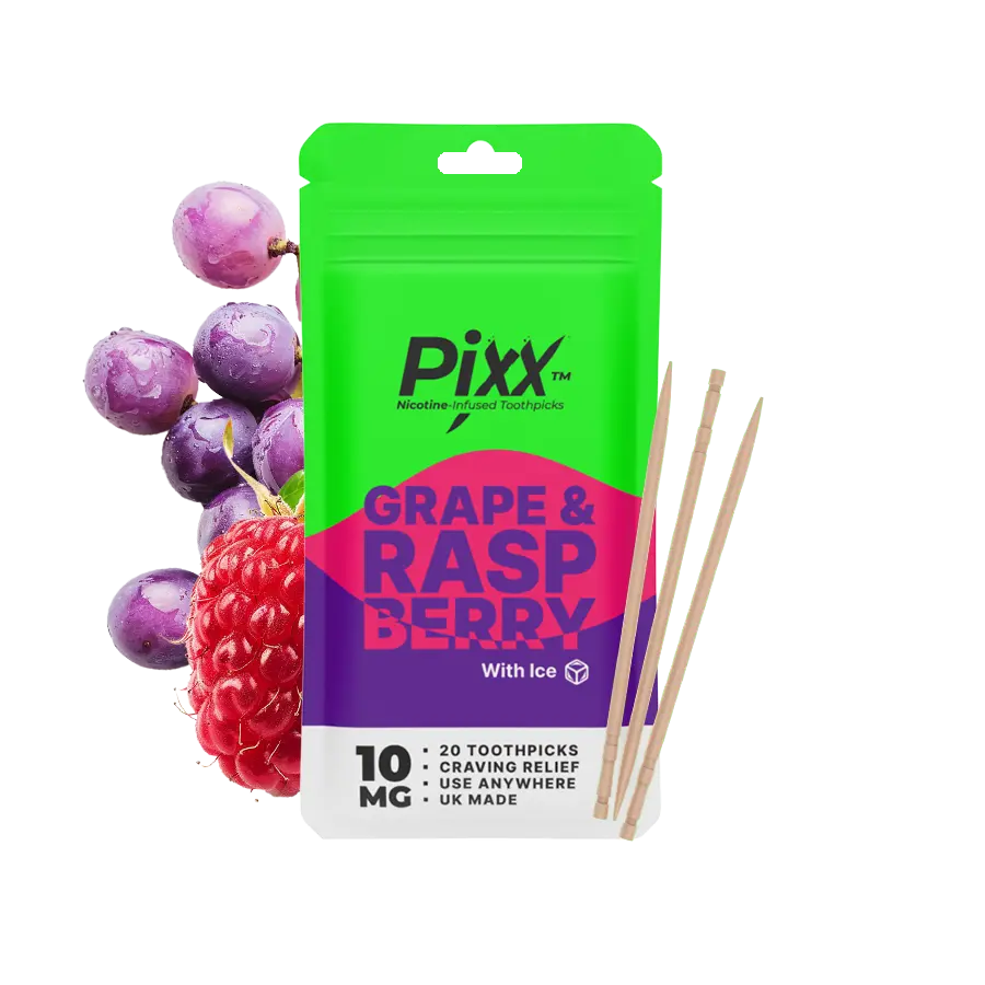 NicPix Grape & Raspberry Nicotine Toothpicks - 10mg