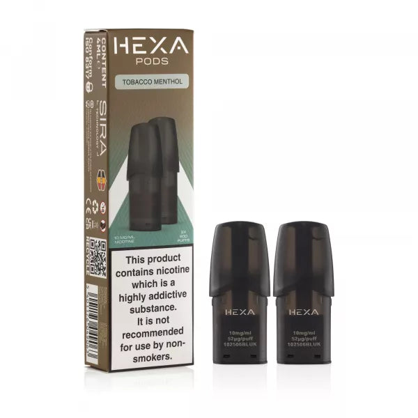 HEXA Tobacco Menthol Pods