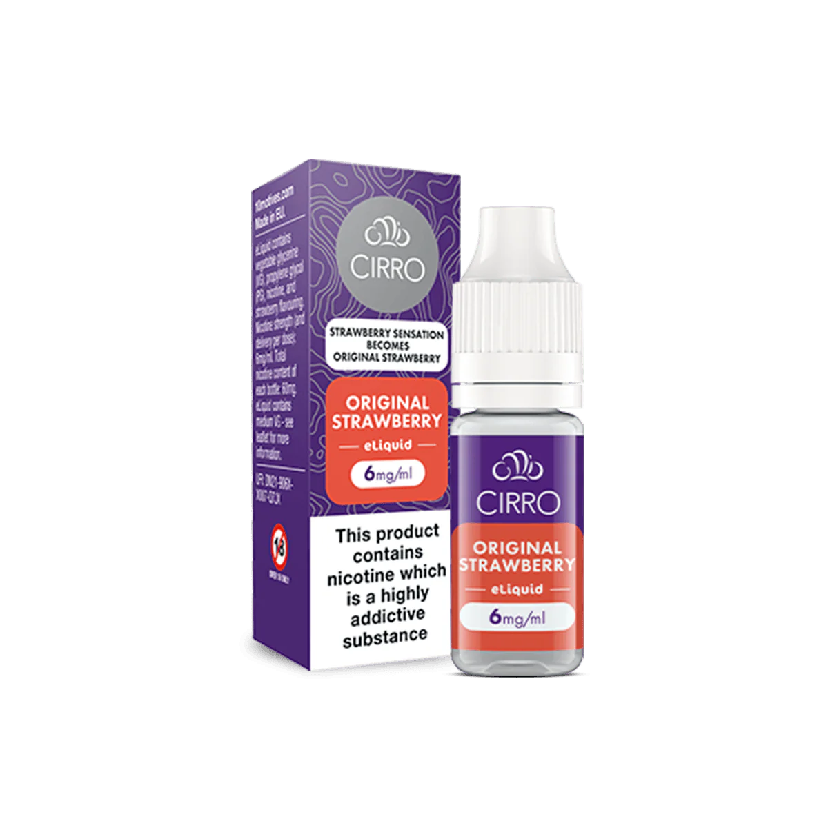 Cirro Original Strawberry 50/50 E-Liquid | 10ml