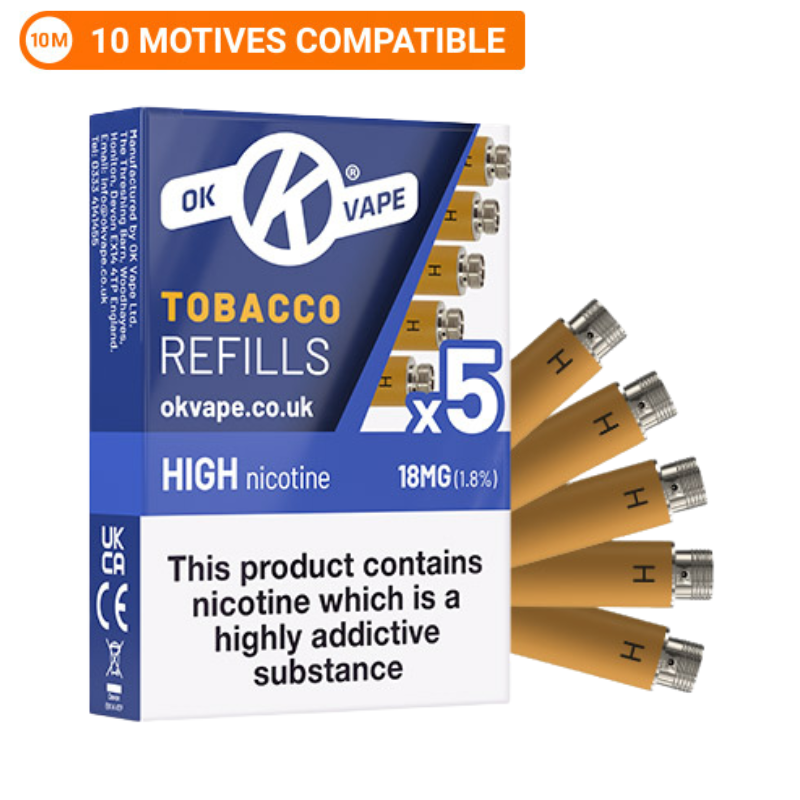 OK VAPE Tobacco Refills High - 18mg