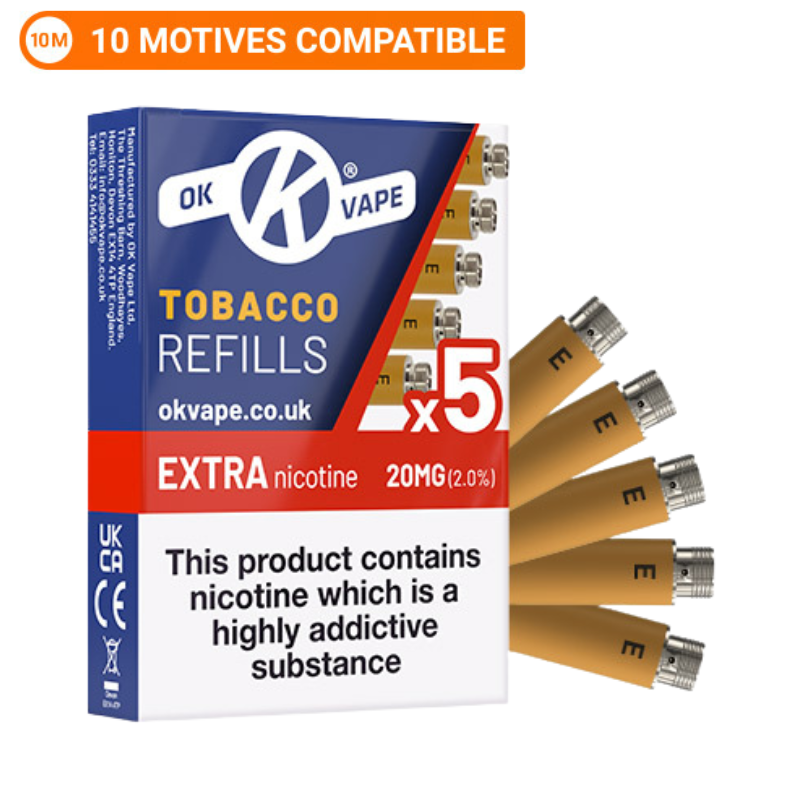 OK VAPE Tobacco Refills Extra High - 20mg