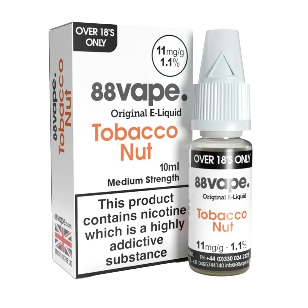 88vape Original Tobacco Nut E-Liquid