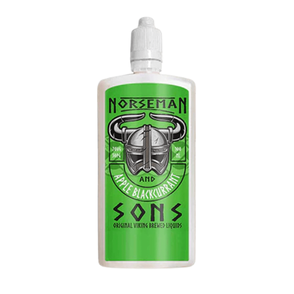 Apple & Blackcurrant Norseman & Sons Shortfill E-Liquid 100ml - VAPOURS CLUB