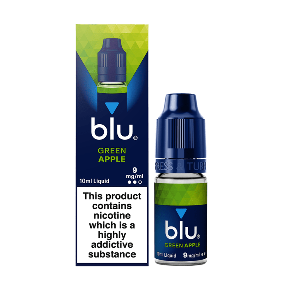 BLU PRO E-Liquid Green Apple Flavour - VAPOURS CLUB
