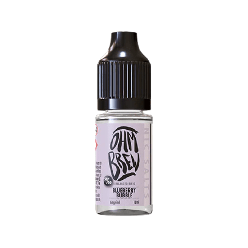 Blueberry Bubble Ohm Brew Nic Salt 50/50 E-Liquid - VAPOURS CLUB
