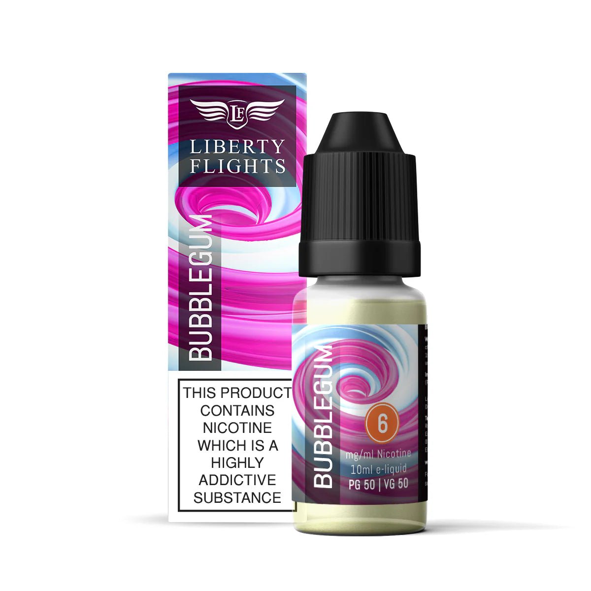 Bubblegum Liberty Flights XO E-Liquid - VAPOURS CLUB