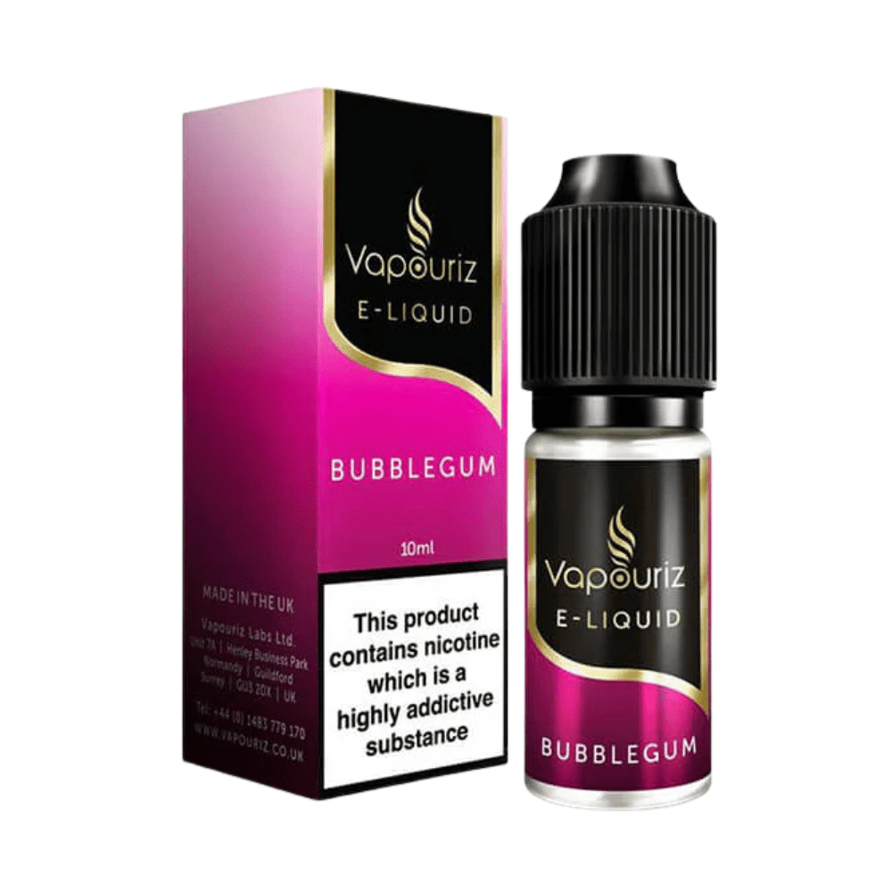 Bubblegum Vapouriz Premium E-Liquid - VAPOURS CLUB