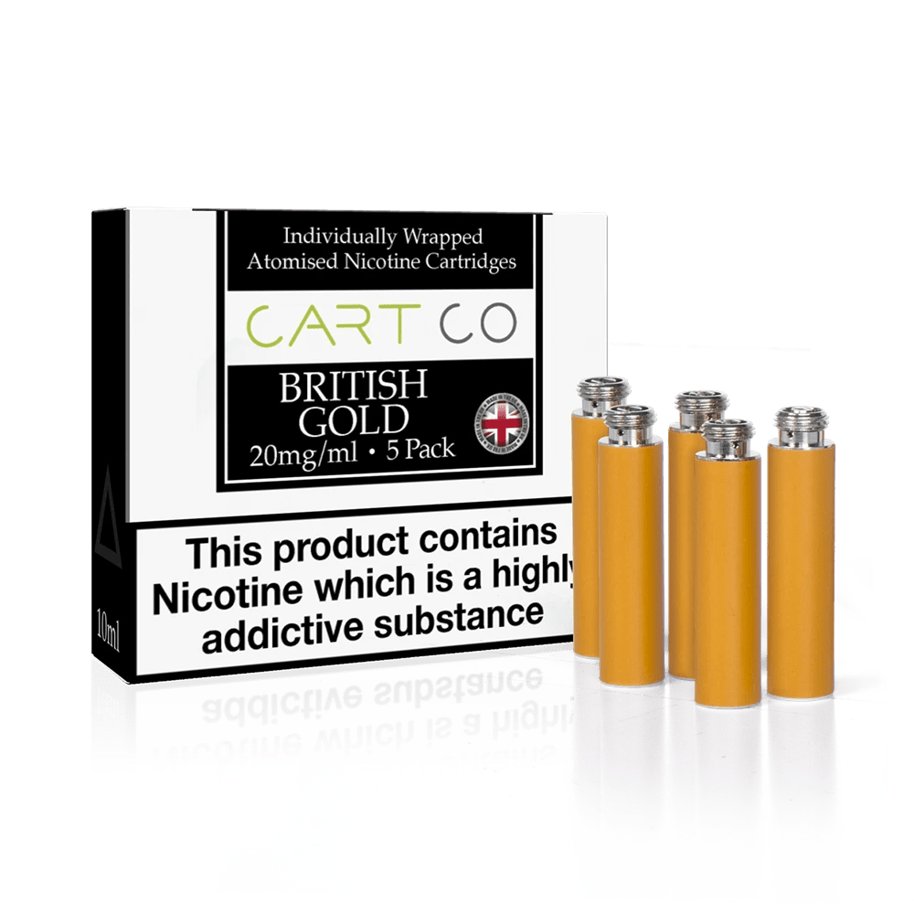 Cart Co British Gold Tobacco Refills | VIP Compatible - VAPOURS CLUB