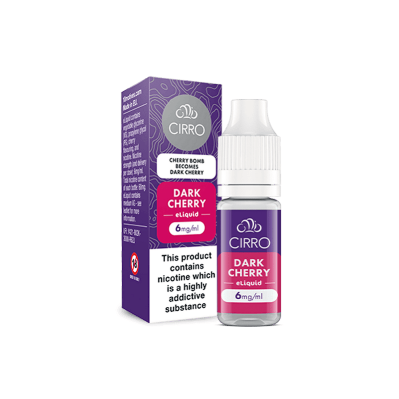 Cirro Dark Cherry 50/50 E-Liquid | 10ml - VAPOURS CLUB