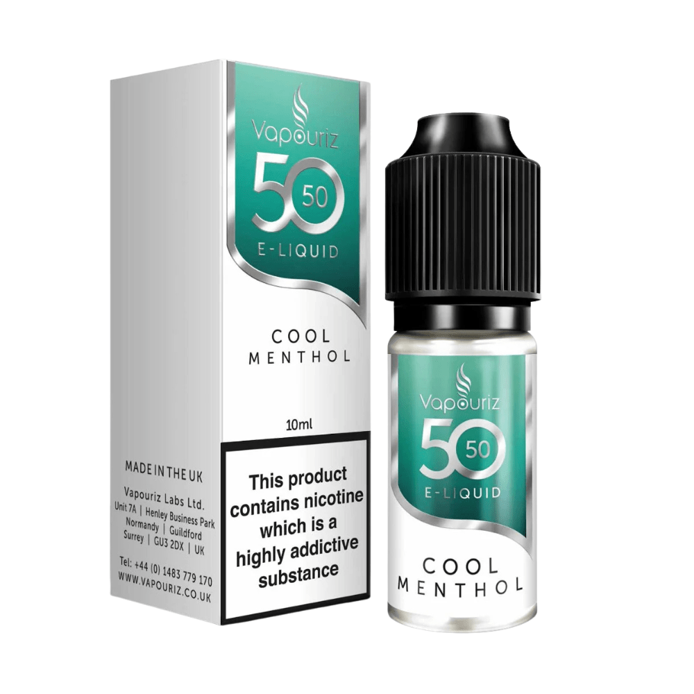Cool Menthol Vapouriz 50/50 E-Liquid - VAPOURS CLUB