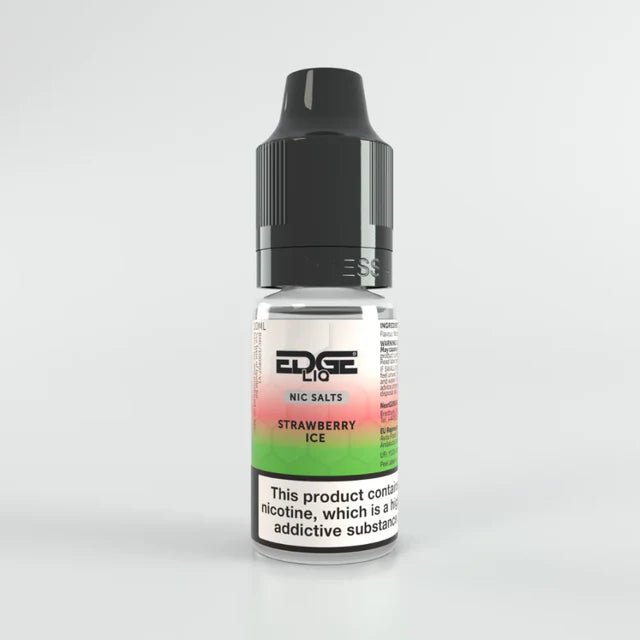 EDGE LIQ Strawberry Ice Nic Salts E-Liquid - VAPOURS CLUB