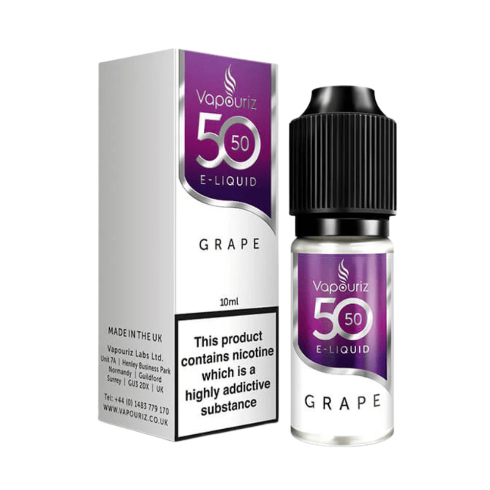 Grape Vapouriz 50/50 E-Liquid - VAPOURS CLUB