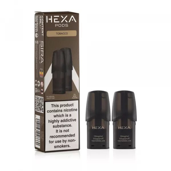 HEXA Tobacco Pods - VAPOURS CLUB