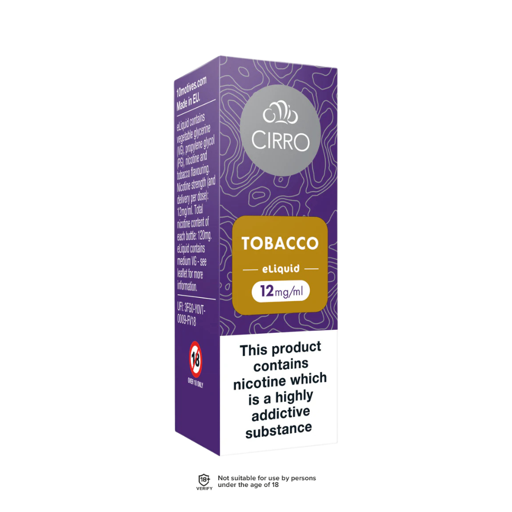 Cirro Tobacco 50/50 E-Liquid | 10ml