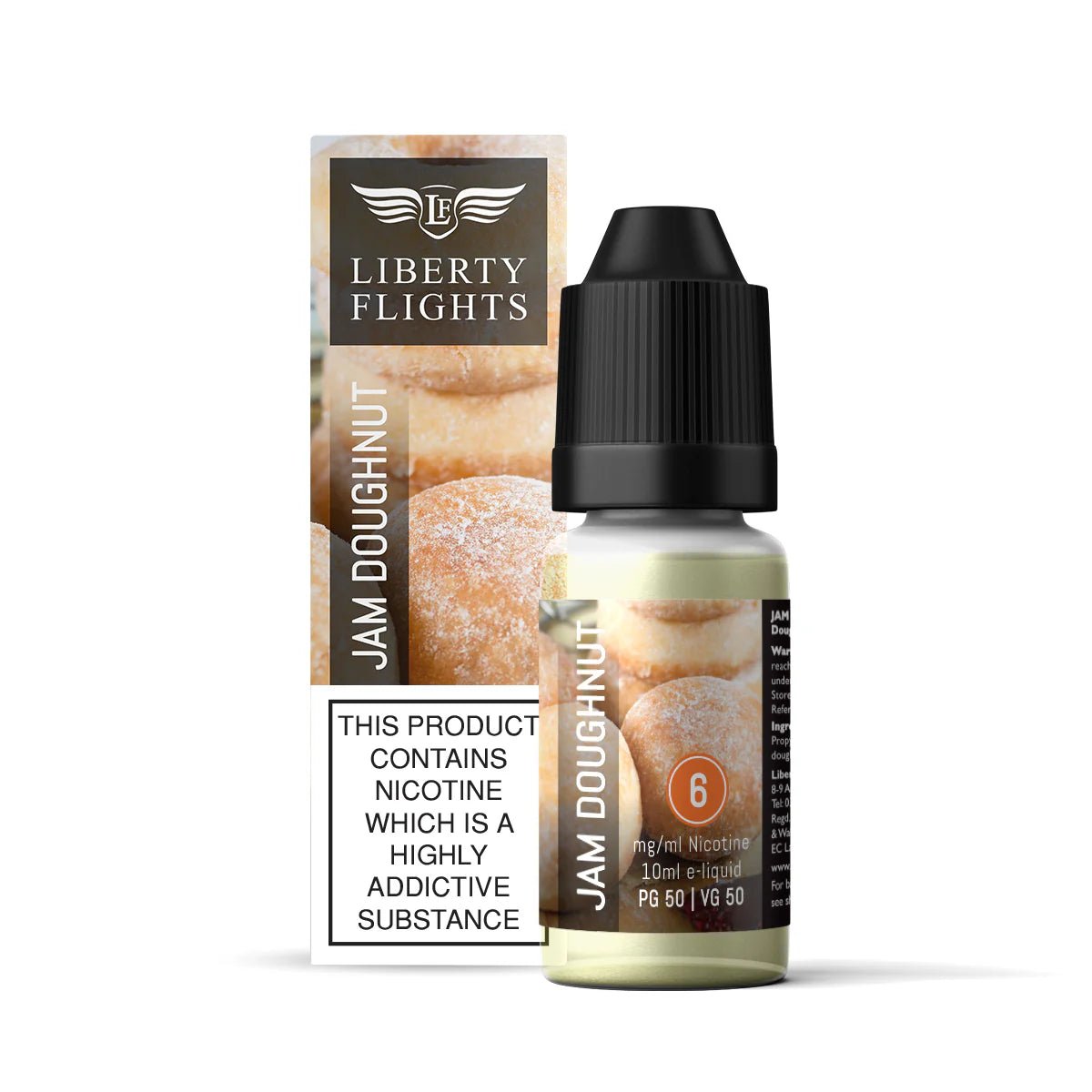 Jam Doughnut Liberty Flights XO E-Liquid - VAPOURS CLUB