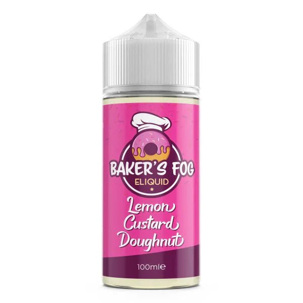 Lemon Custard Doughnut Baker's Fog Shortfill 100ml 0mg E-Liquid - VAPOURS CLUB