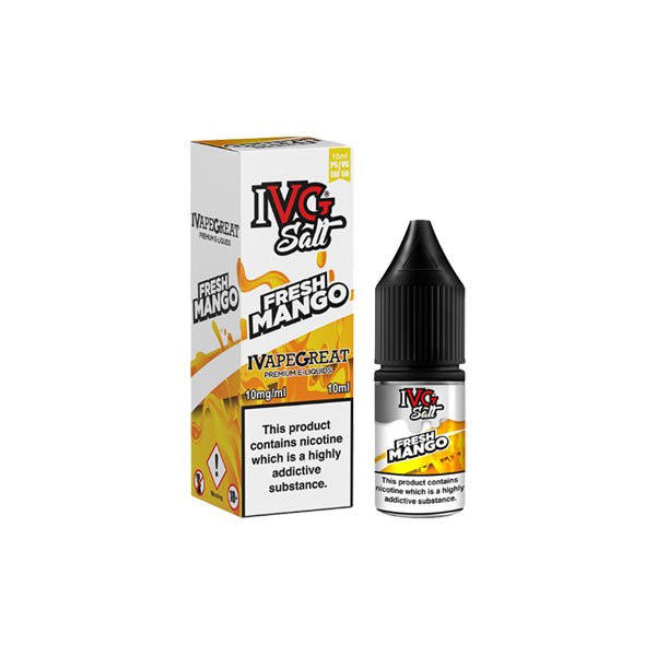 New! I VG Salt 20mg 10ml Nic Salt (50VG/50PG) - PRONTO VAPES