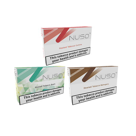 NUSO Heated Tobacco Sticks Strength 2 - 20 Sticks - PRONTO VAPES