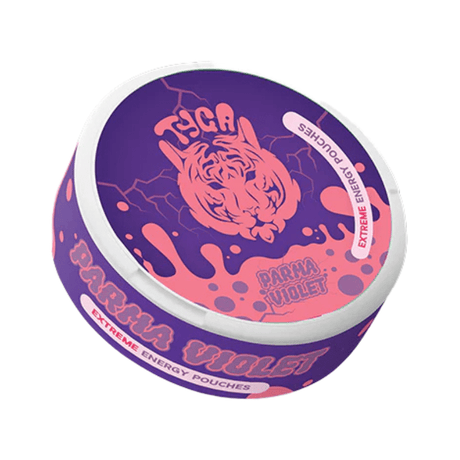 Parma Violet 100mg Tyga Caffeine Pouches - 20 Pouches - PRONTO VAPES