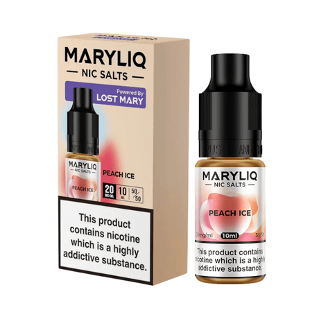 Peach Ice MARYLIQ Nic Salt E - Liquid by Lost Mary - PRONTO VAPES