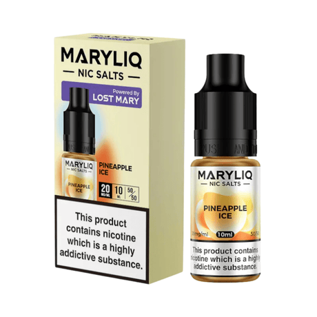 Pineapple Ice MARYLIQ Nic Salt E - Liquid by Lost Mary - PRONTO VAPES