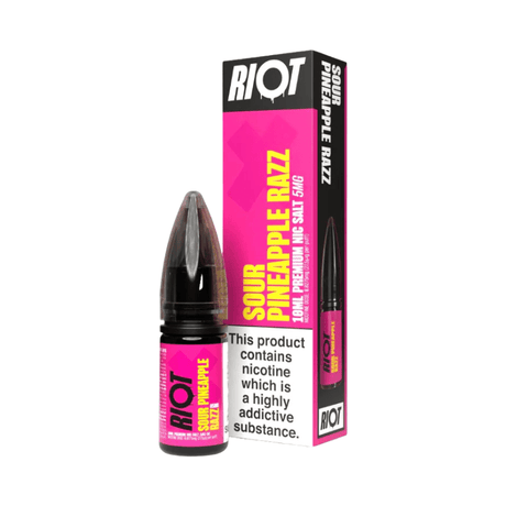 Sour Pineapple Razz Riot X Nic Salt E - Liquid 50/50 By Riot Squad - PRONTO VAPES