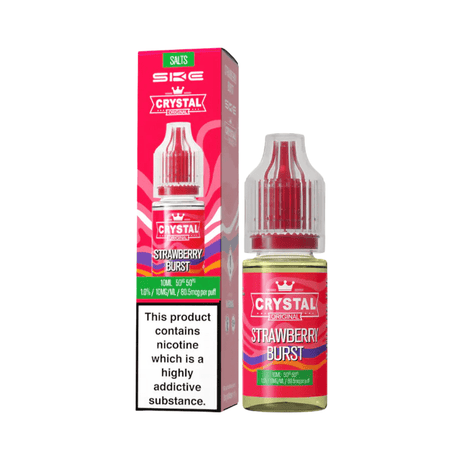 Strawberry Burst SKE Crystal Nic Salt 10ml E - Liquid 50/50 - PRONTO VAPES