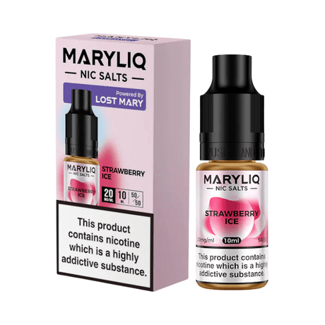 Strawberry Ice MARYLIQ Nic Salt E - Liquid by Lost Mary - PRONTO VAPES
