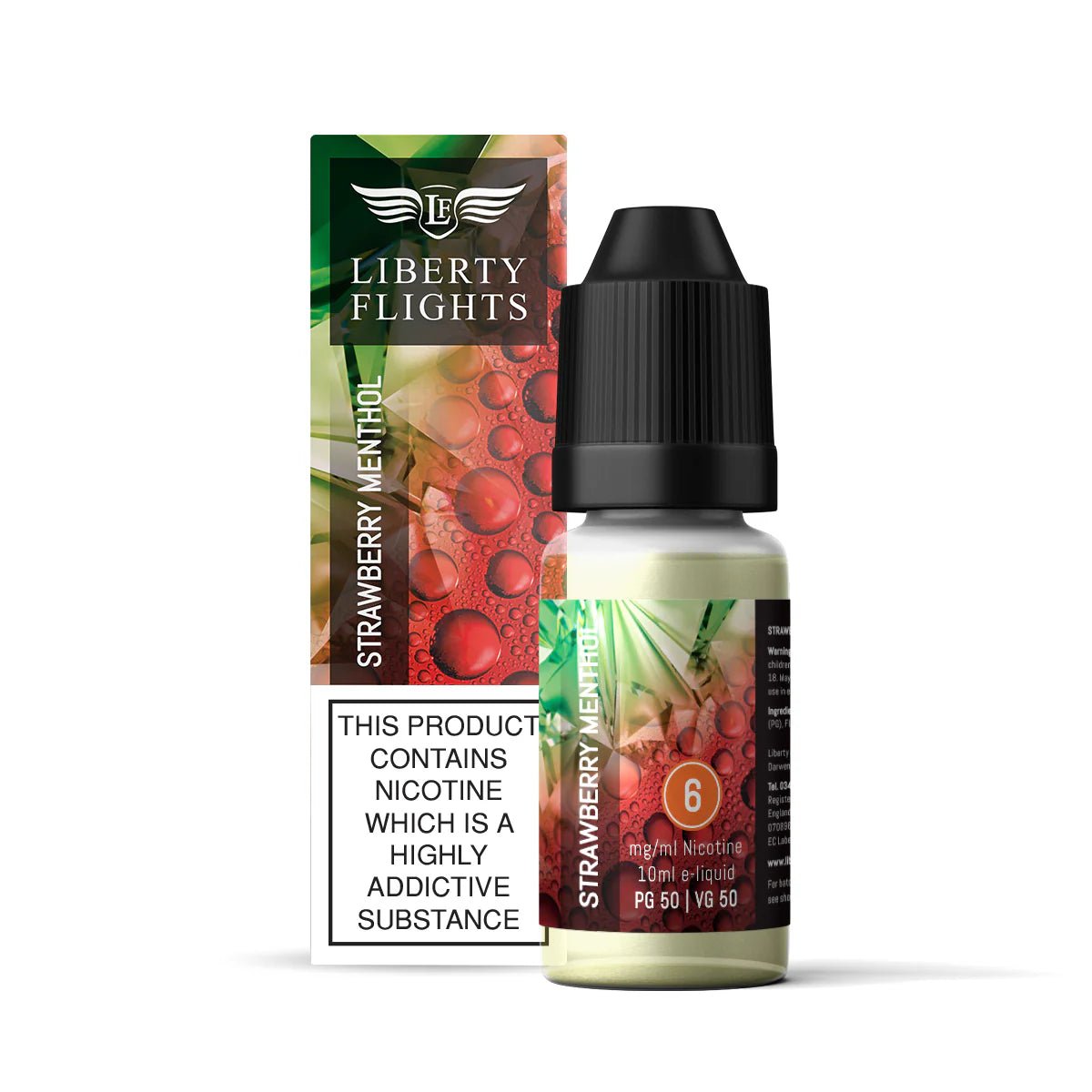 Strawberry Menthol Liberty Flights XO E-Liquid - VAPOURS CLUB