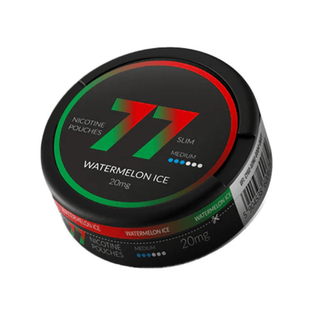 Watermelon Ice 77 Slim Nicotine Snus Pouches 20mg - 20 Pouches - PRONTO VAPES
