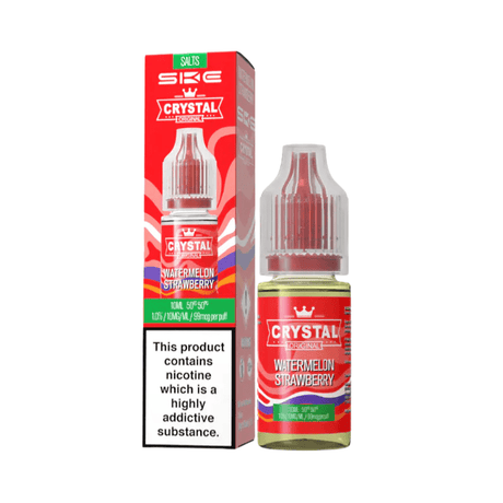 Watermelon Strawberry SKE Crystal Nic Salt 10ml E - Liquid 50/50 - PRONTO VAPES