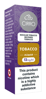 Cirro Regular Tobacco E-Liquid