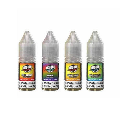 10mg Bazooka Sour Straws 10ml Nic Salts (50VG/50PG) - PRONTO VAPES