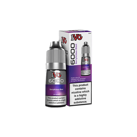 10mg I VG 6000 10ml Nic Salts (50VG/50PG) - PRONTO VAPES