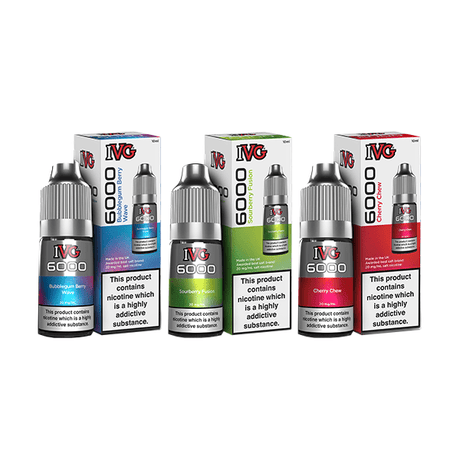 10mg I VG 6000 10ml Nic Salts (50VG/50PG) - PRONTO VAPES