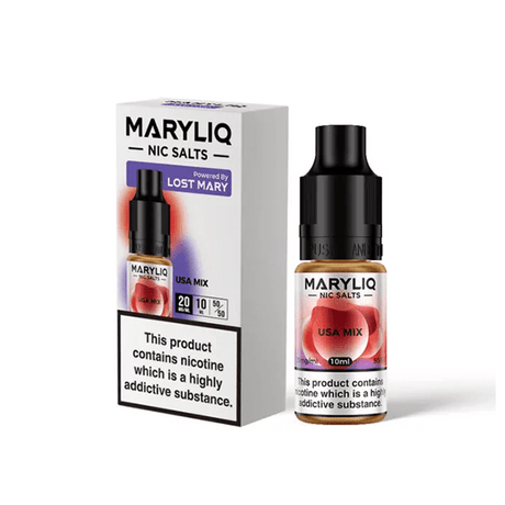 10mg MARYLIQ Nic Salt By Lost Mary 10ml (50VG/50PG) - PRONTO VAPES
