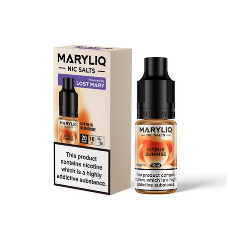 10mg MARYLIQ Nic Salt By Lost Mary 10ml (50VG/50PG) - PRONTO VAPES