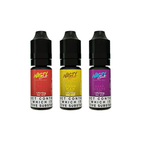 10mg Nasty Salts 10ml Nic Salts (50VG/50PG) - PRONTO VAPES