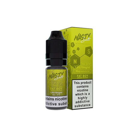 10mg Nasty Salts 10ml Nic Salts (50VG/50PG) - PRONTO VAPES