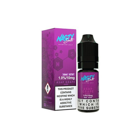 10mg Nasty Salts 10ml Nic Salts (50VG/50PG) - PRONTO VAPES