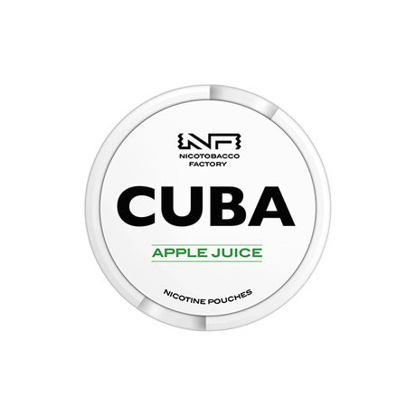 16mg CUBA White Nicotine Pouches - 25 Pouches - PRONTO VAPES