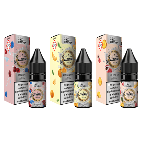 20mg Billionaire Juice Platinum Edition 10ml Nic Salts (50VG/50PG) - PRONTO VAPES