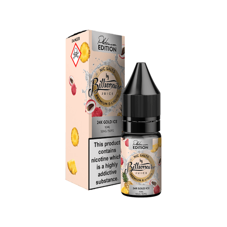 20mg Billionaire Juice Platinum Edition 10ml Nic Salts (50VG/50PG) - PRONTO VAPES