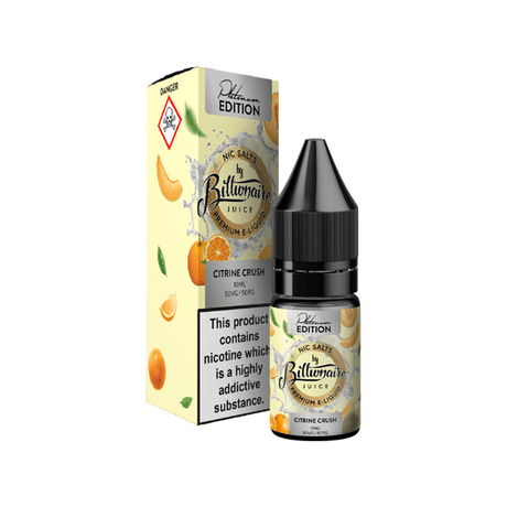 20mg Billionaire Juice Platinum Edition 10ml Nic Salts (50VG/50PG) - PRONTO VAPES