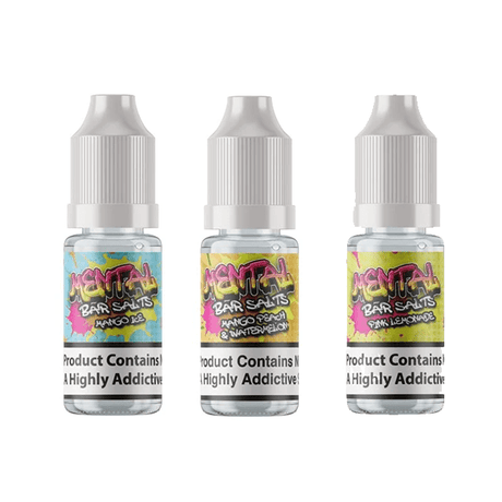 20mg Mental Bar Salts By Signature Vapours 10ml Nic Salt (50VG/50PG) (BUY 1 GET 1 FREE) - PRONTO VAPES